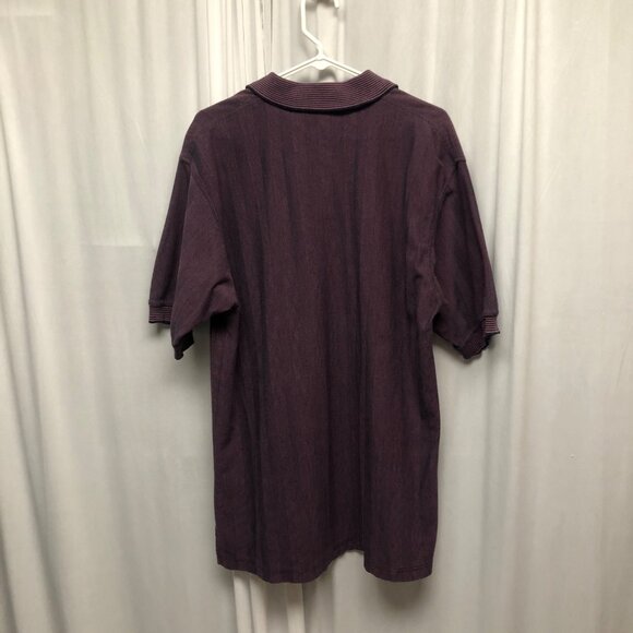 Knights Of Round Table Mens Purple Polo Shirt Size Big 1X Classic Casual Wear - Picture 2 of 7